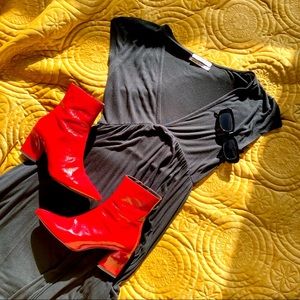 Long black dress w/ pockets from Urban Outfitters